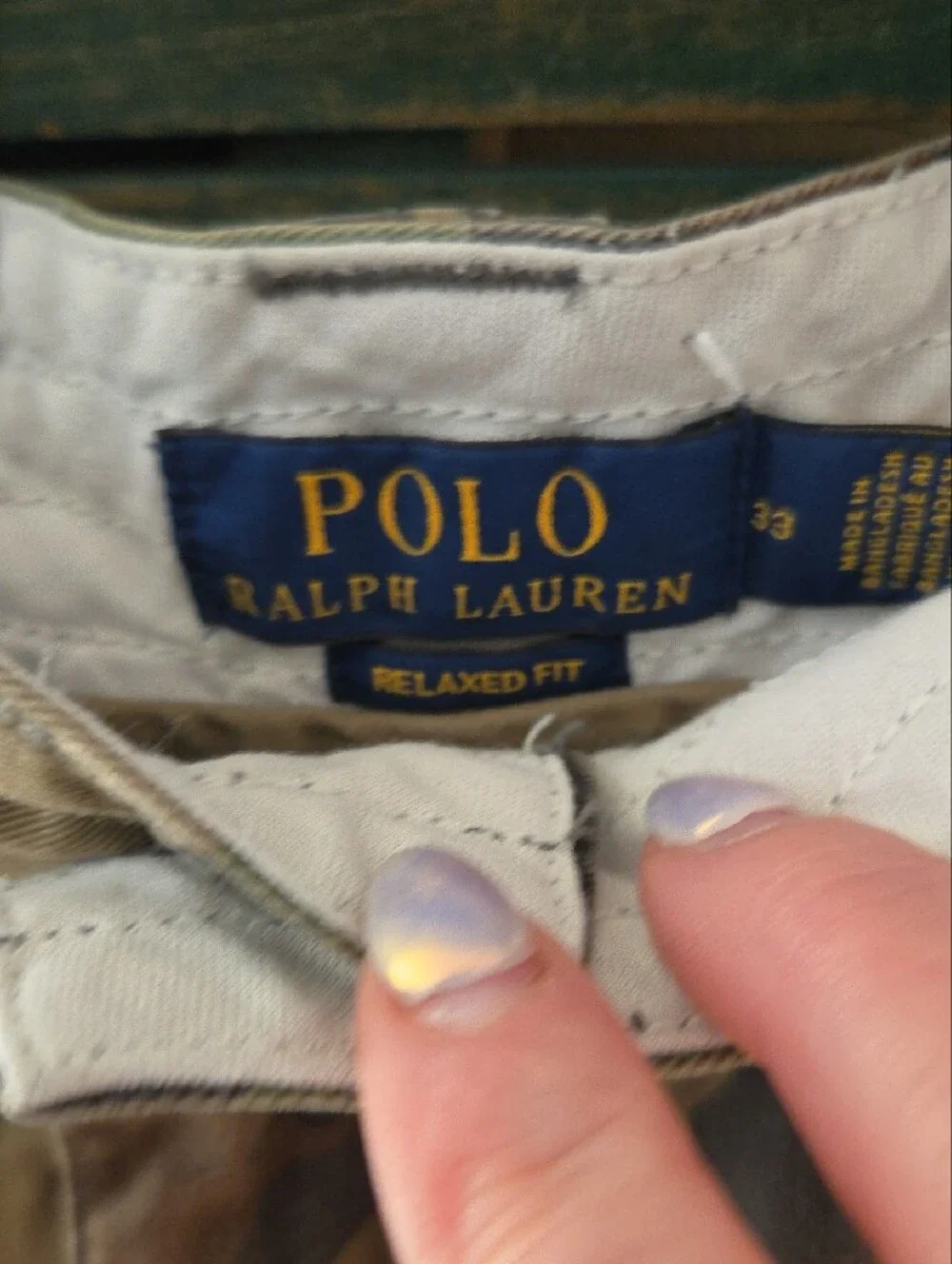 Polo by Ralph Lauren Relaxed Fit Green Camo Cargo Shorts